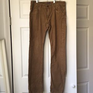 H&M slim corduroy khakis